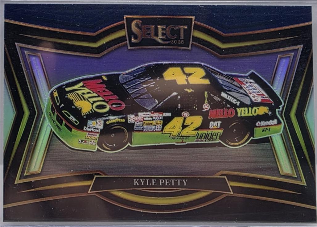 Kyle Petty [Black Blue Prizm] #136