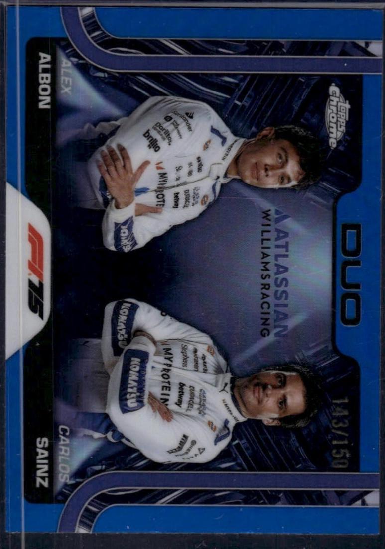 Alex Albon / Carlos Sainz [Blue Refractor] #172