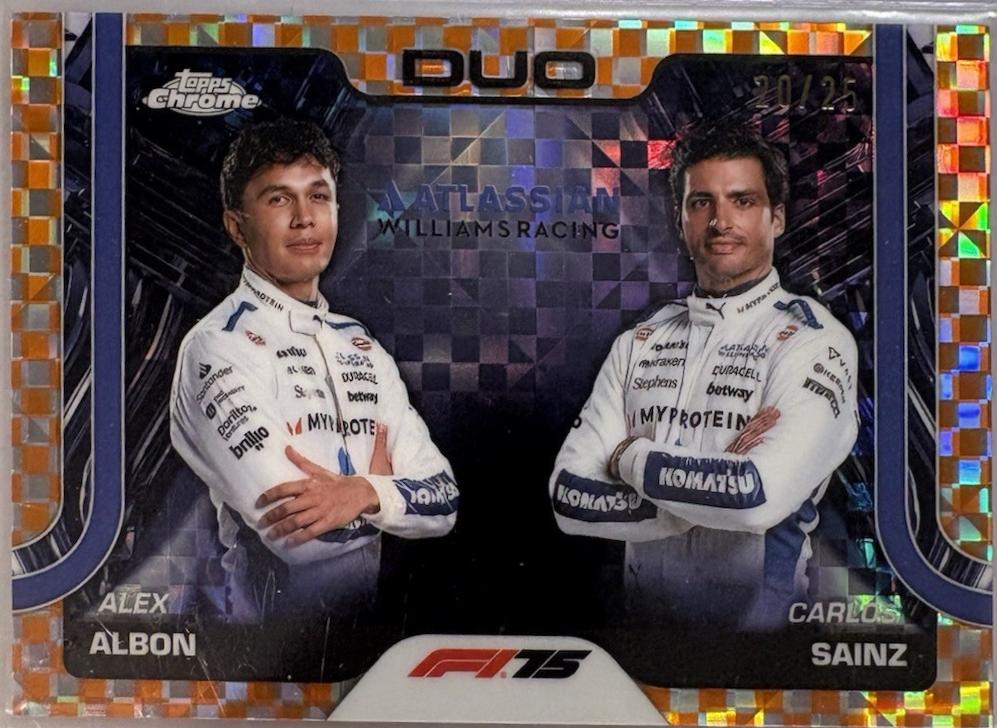 Alex Albon / Carlos Sainz [Orange Refractor] #172