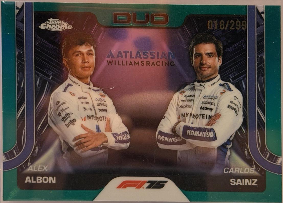 Alex Albon / Carlos Sainz [Teal Refractor] #172