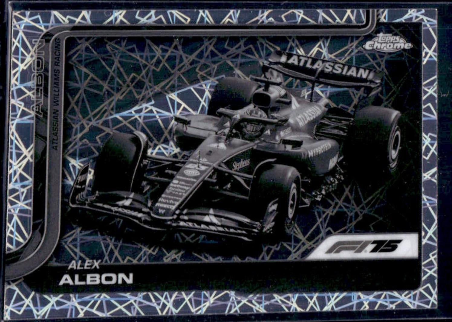 Alex Albon [Black White Lazer Refractor] #89