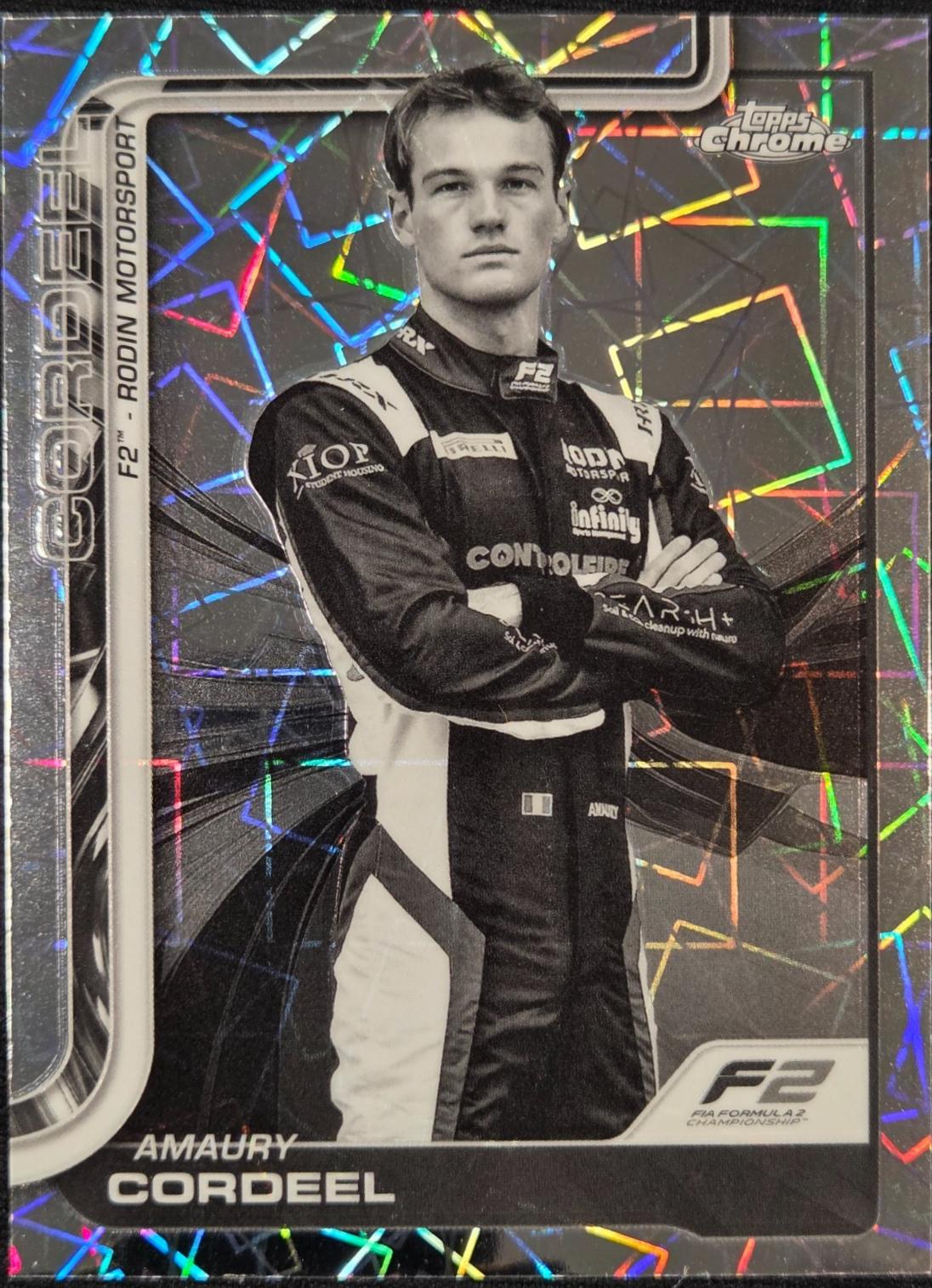 Amaury Cordeel [Black White Lazer Refractor] #36