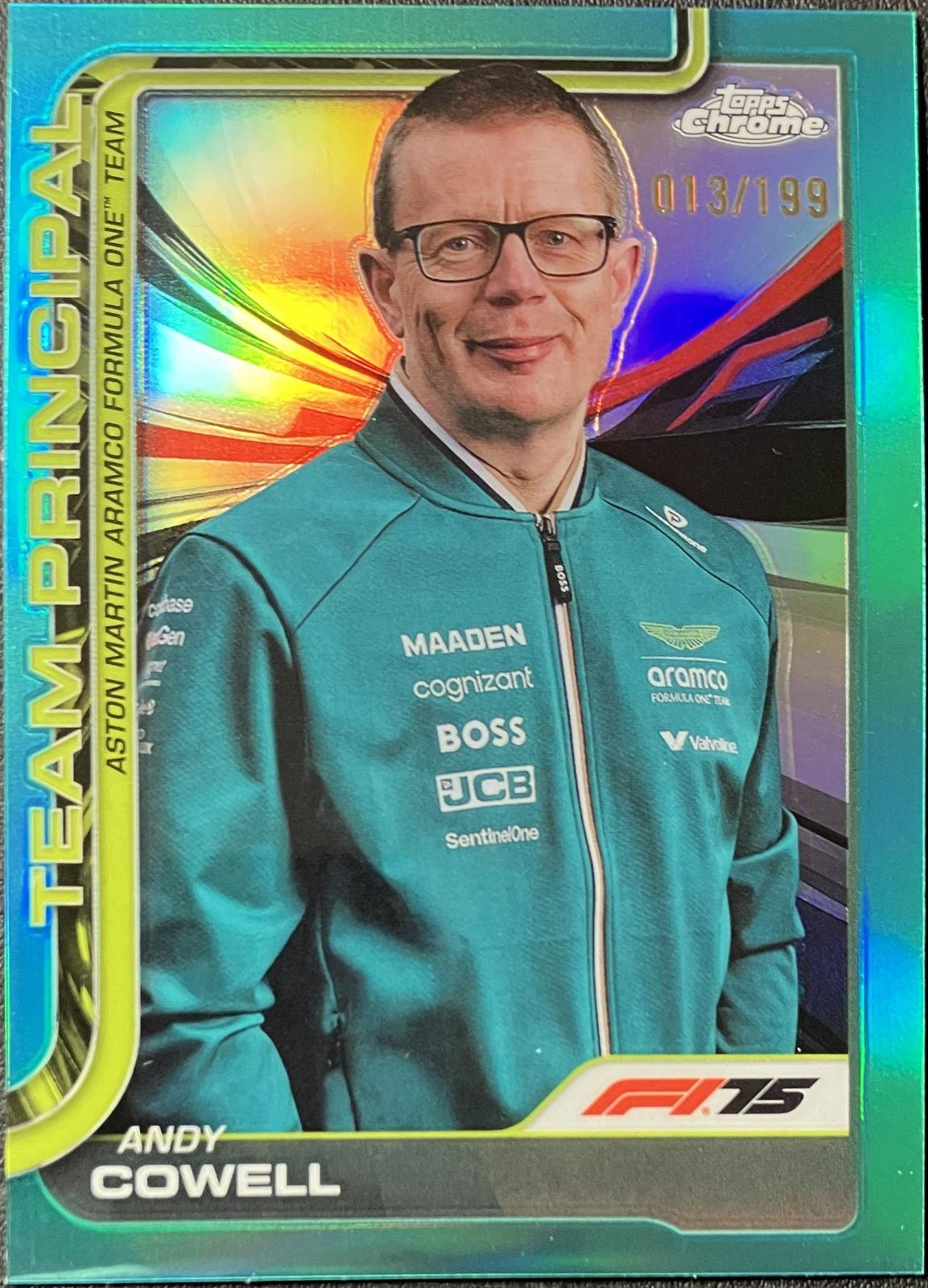 Andy Cowell [Aqua Refractor] #196