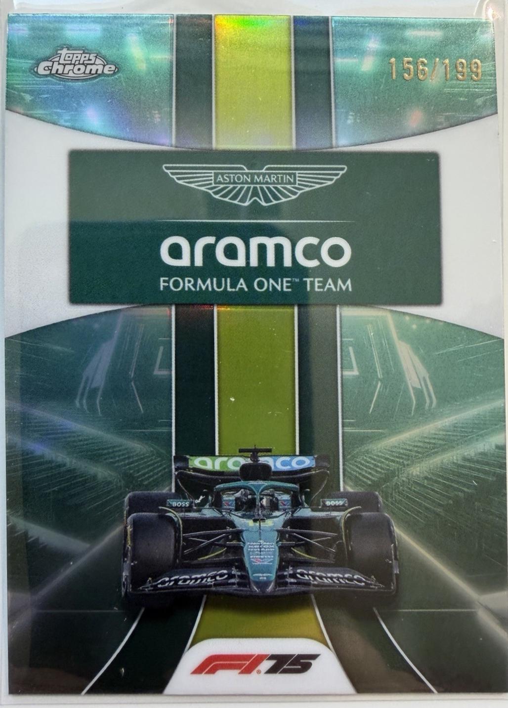 Aston Martin Aramco [Aqua Raywave Refractor] #178