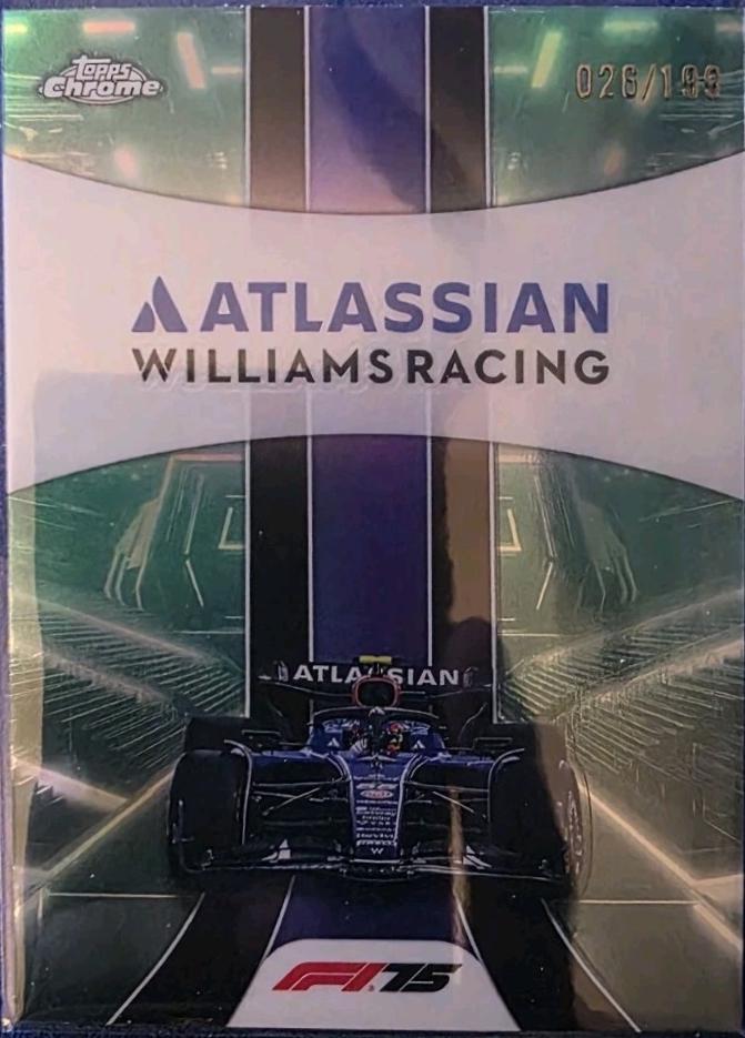 Atlassian Williams Racing [Blue Refractor] #182