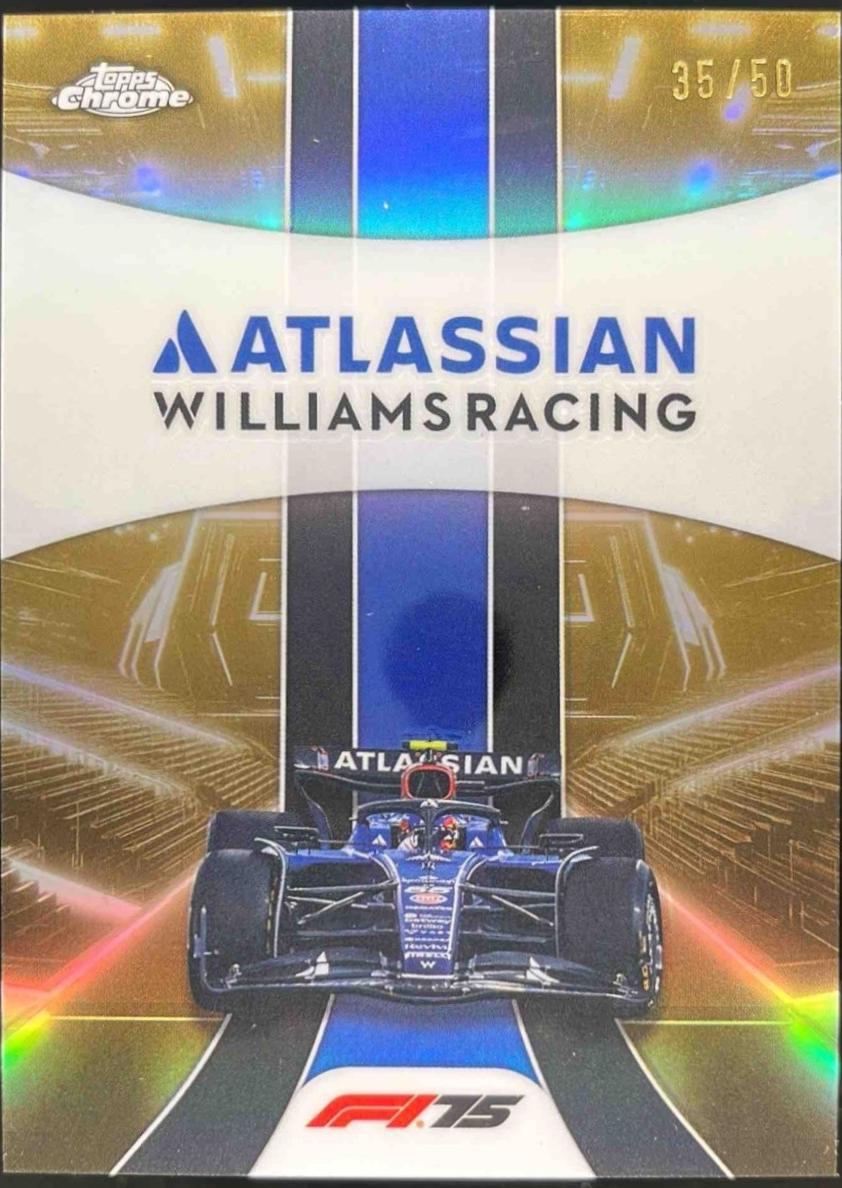 Atlassian Williams Racing [Gold Refractor] #182