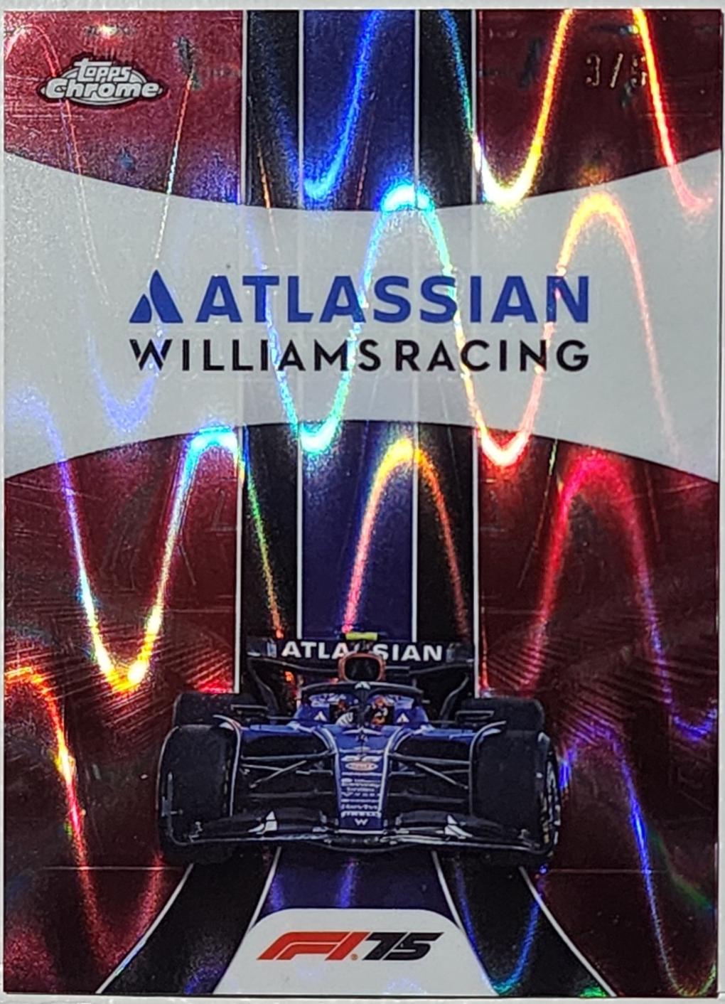 Atlassian Williams Racing [Red RayWave Refractor] #182