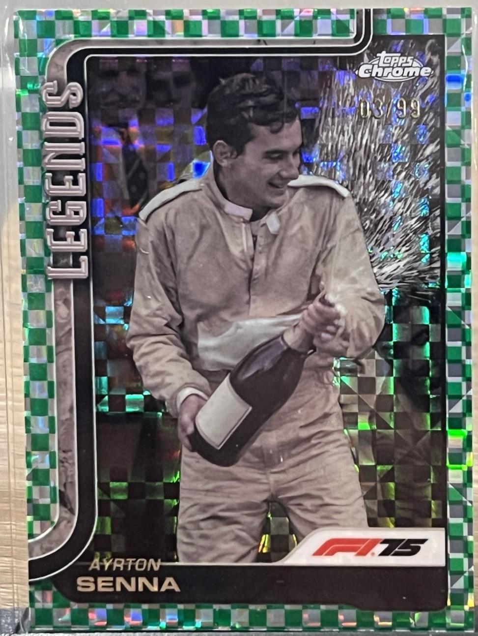 Ayrton Senna [Green Refractor] #162