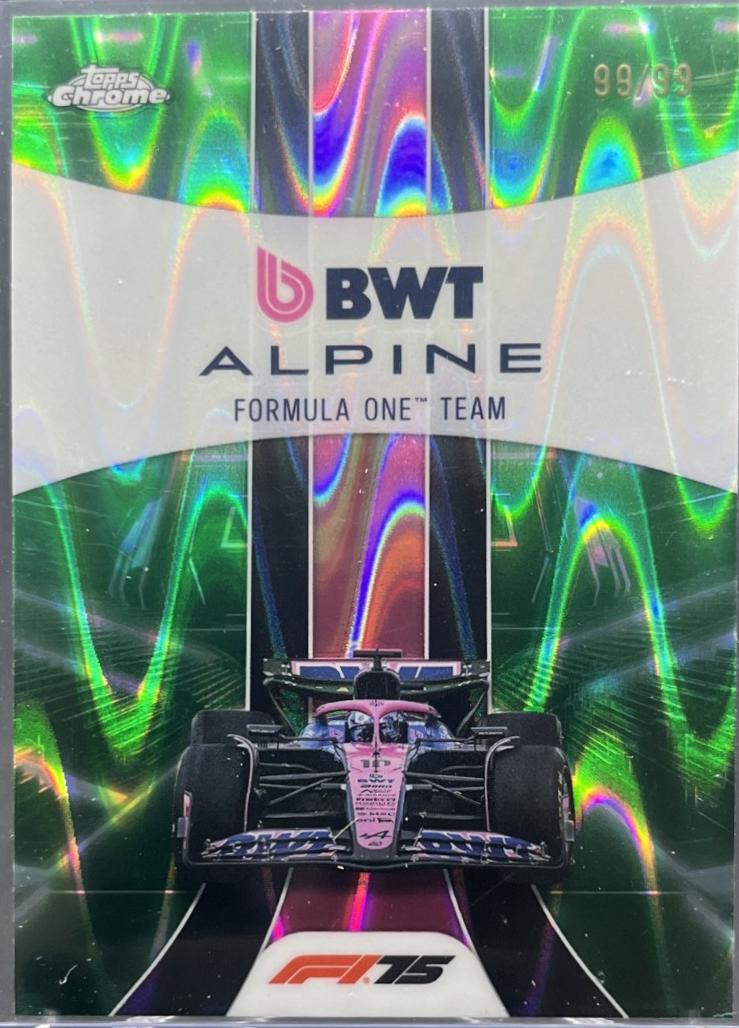 BWT Alpine F1 Team [Green RayWave Refractor] #181