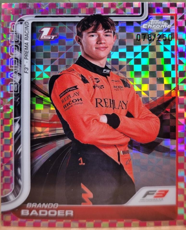 Brando Badoer [Pink Checker Flag Refractor] #44