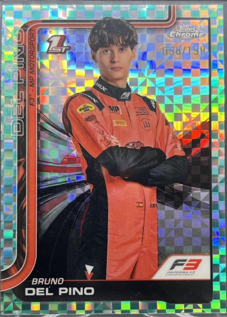 Bruno del Pino [Aqua Checker Flag Refractor] #50
