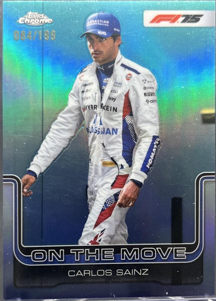 Carlos Sainz [Aqua Refractor] #189