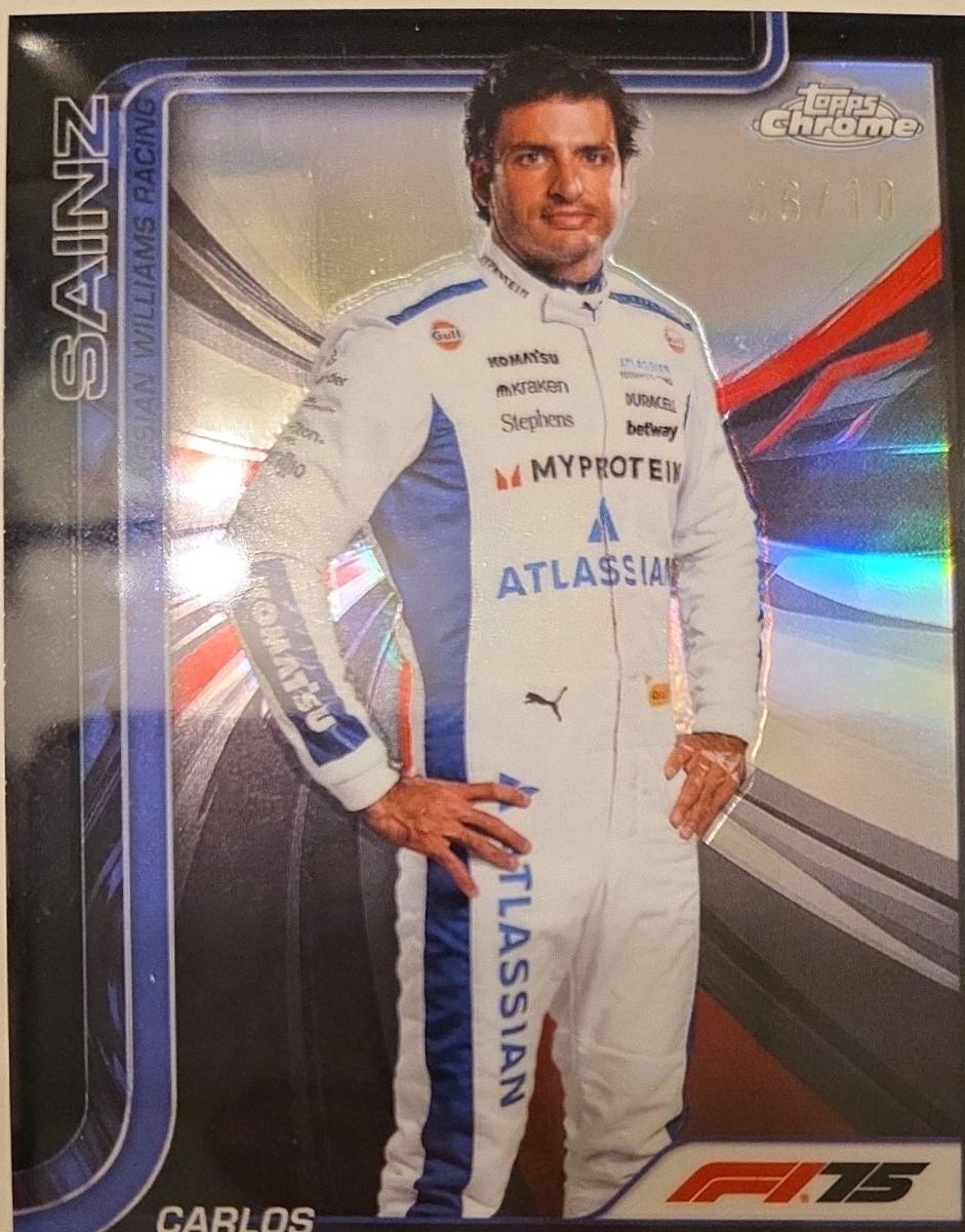 Carlos Sainz [Black Refractor] #18