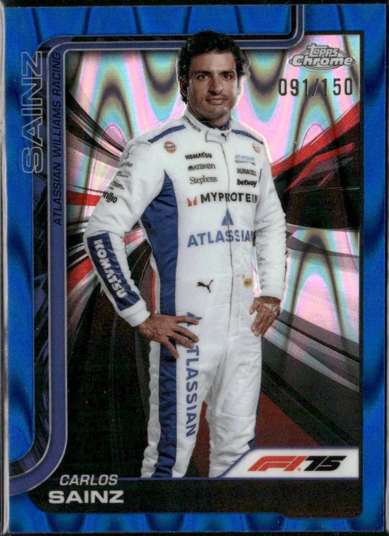 Carlos Sainz [Blue RayWave Refractor] #18