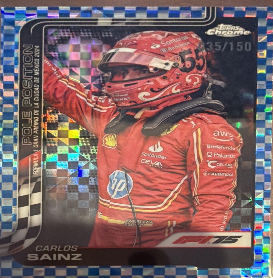 Carlos Sainz [Checker Flag Refractor] #121