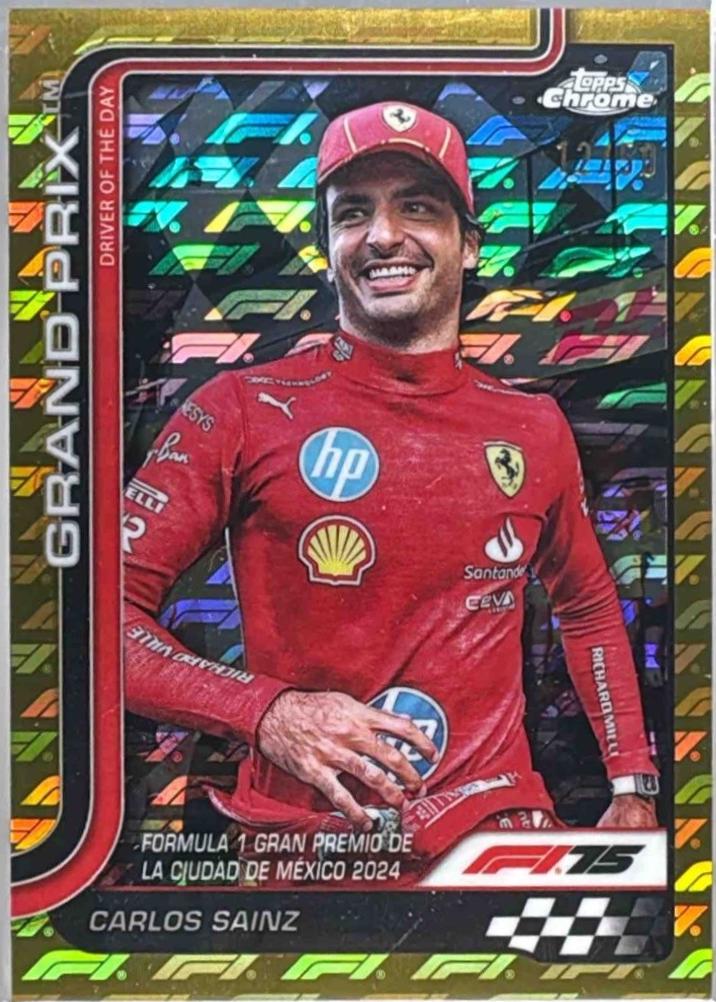 Carlos Sainz [Gold Refractor] #141