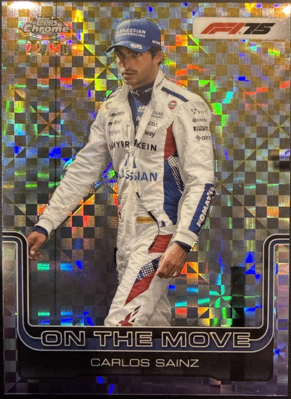 Carlos Sainz [Gold Refractor] #189