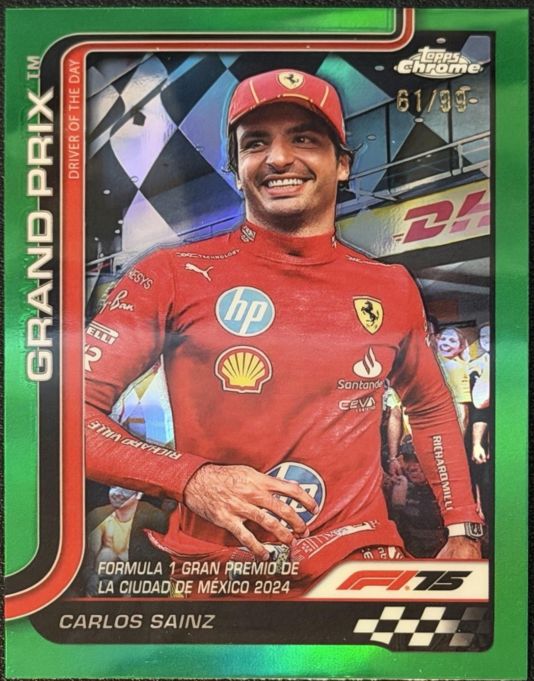 Carlos Sainz [Green Refractor] #141