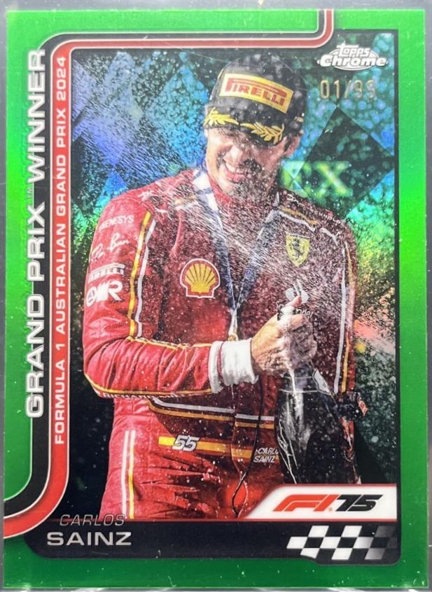 Carlos Sainz [Green Refractor] #95