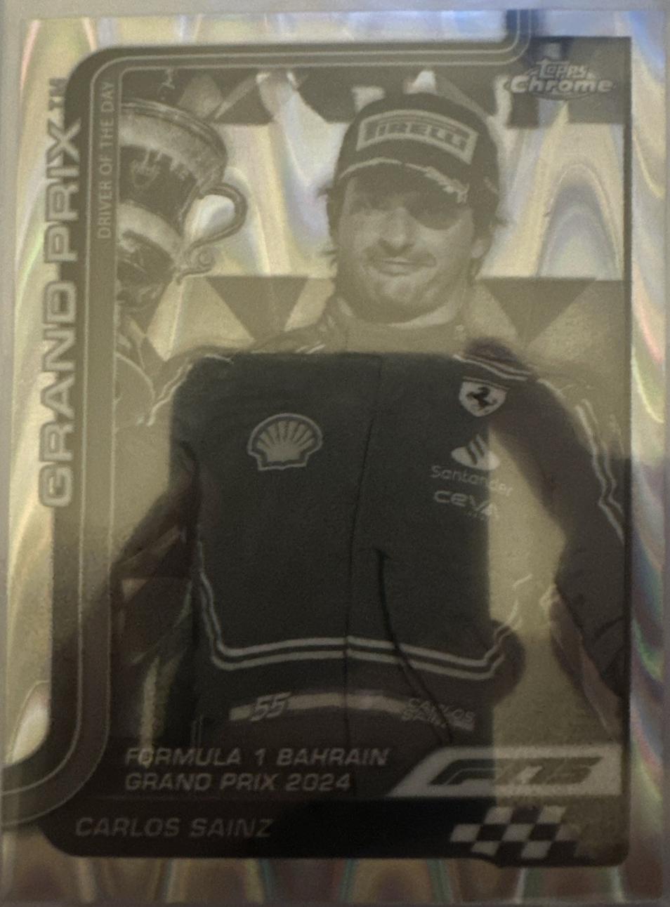 Carlos Sainz [Orange RayWave Refractor] #122