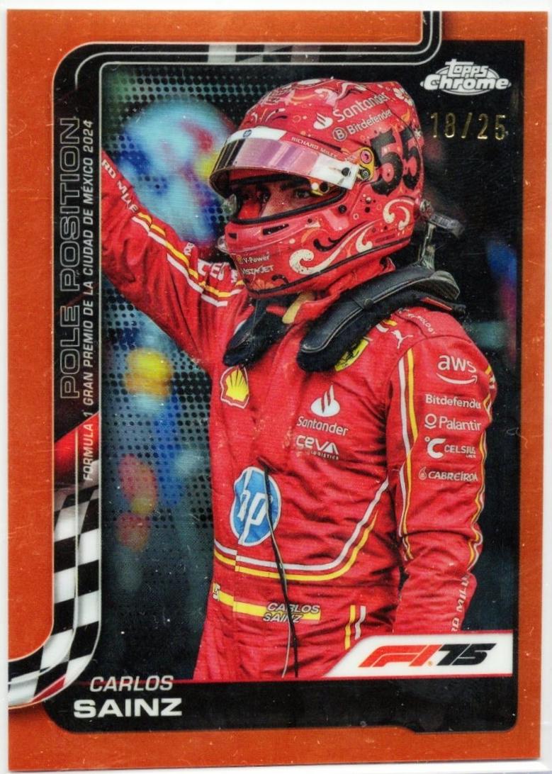 Carlos Sainz [Orange Refractor] #121