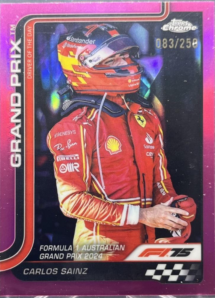 Carlos Sainz [Pink Refractor] #124