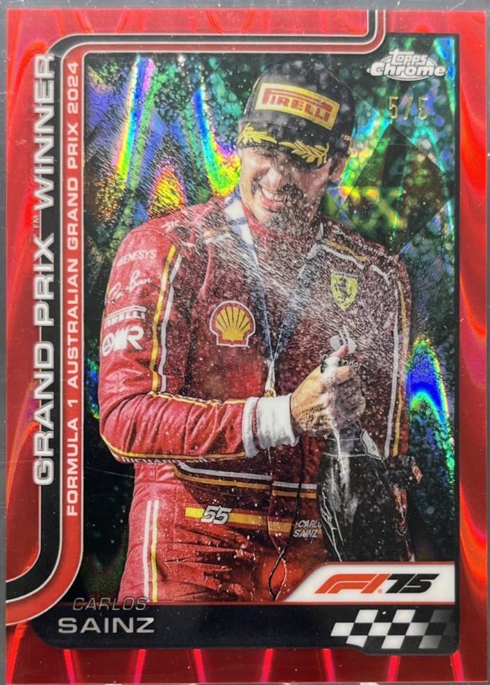 Carlos Sainz [Red RayWave Refractor] #95
