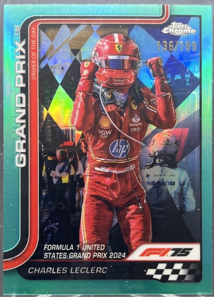 Charles Leclerc [Aqua Refractor] #140