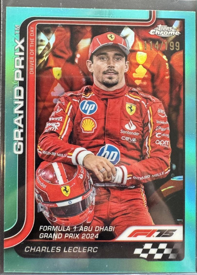 Charles Leclerc [Aqua Refractor] #145