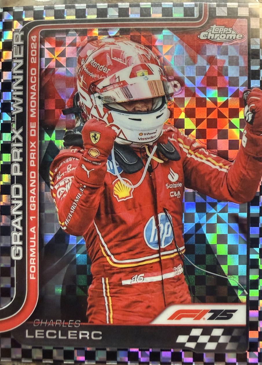 Charles Leclerc [Checker Flag Refractor] #100