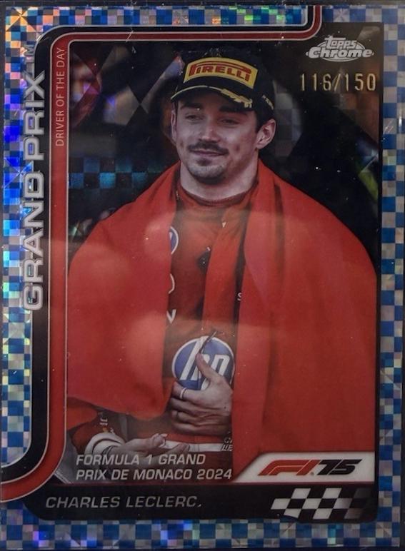 Charles Leclerc [Checker Flag Refractor] #129