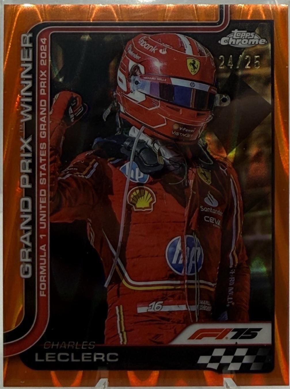 Charles Leclerc [Orange RayWave Refractor] #111