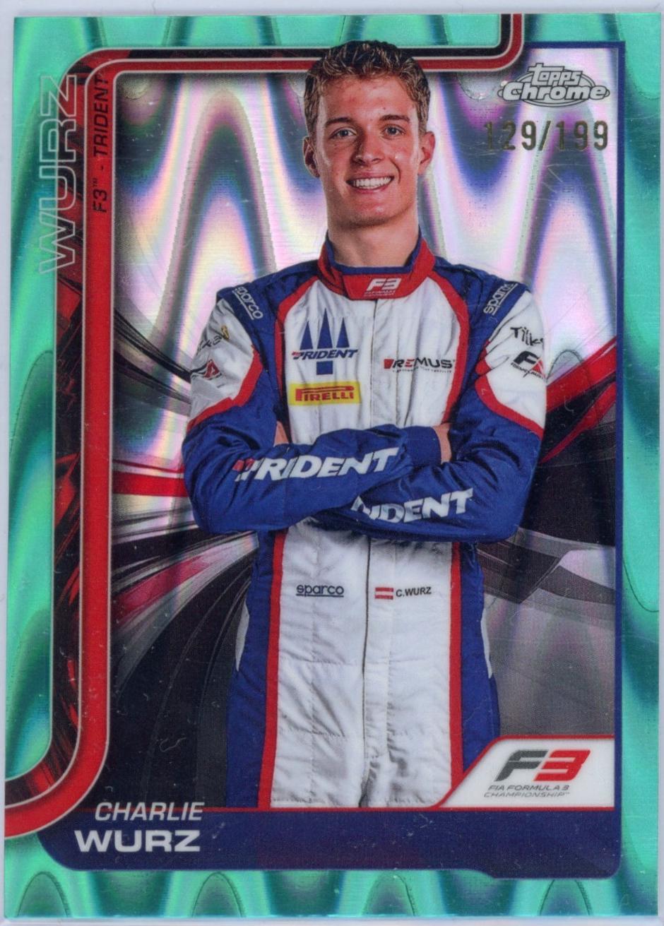 Charlie Wurz [Aqua Refractor] #48