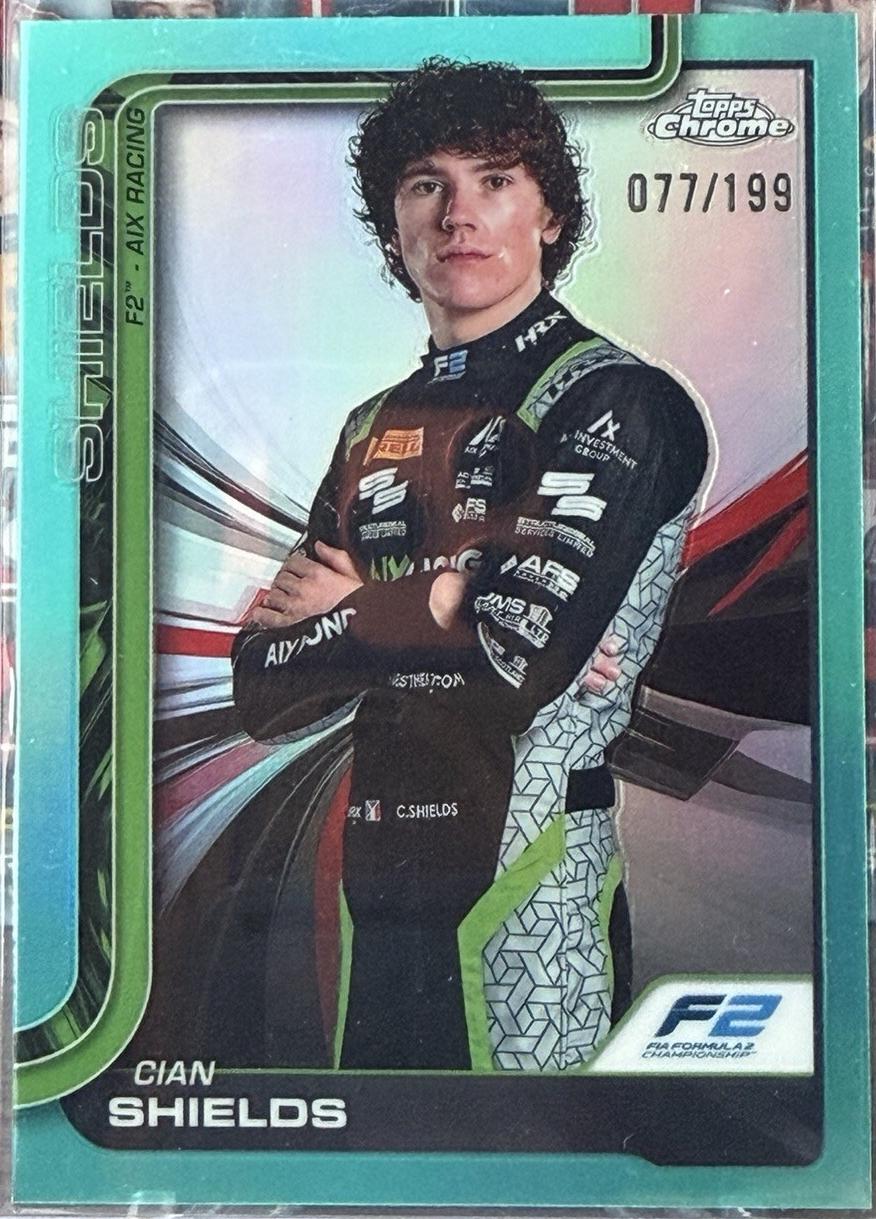 Cian Shields [Aqua Raywave Refractor] #38