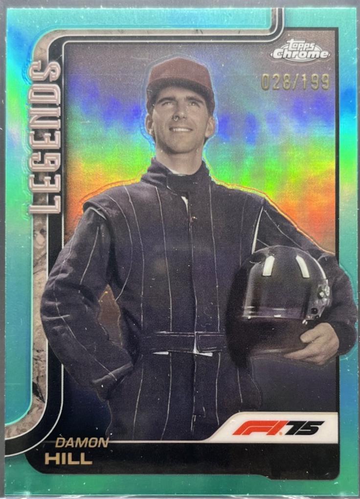 Damon Hill [Aqua Refractor] #150