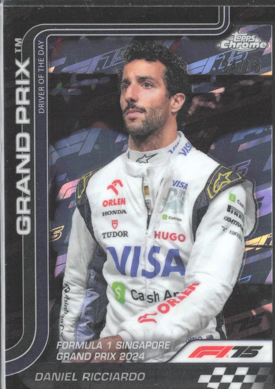 Daniel Ricciardo [Black Refractor] #139