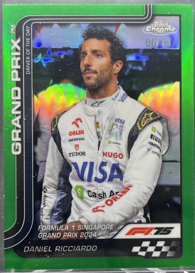 Daniel Ricciardo [Green Refractor] #139