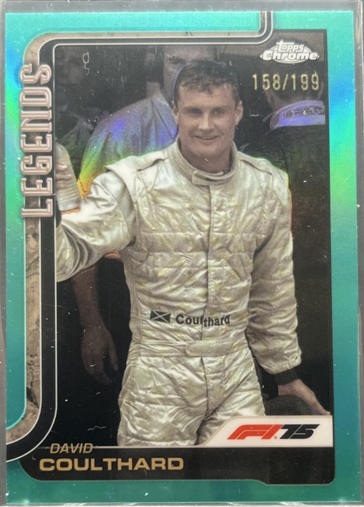 David Coulthard [Aqua Raywave Refractor] #151