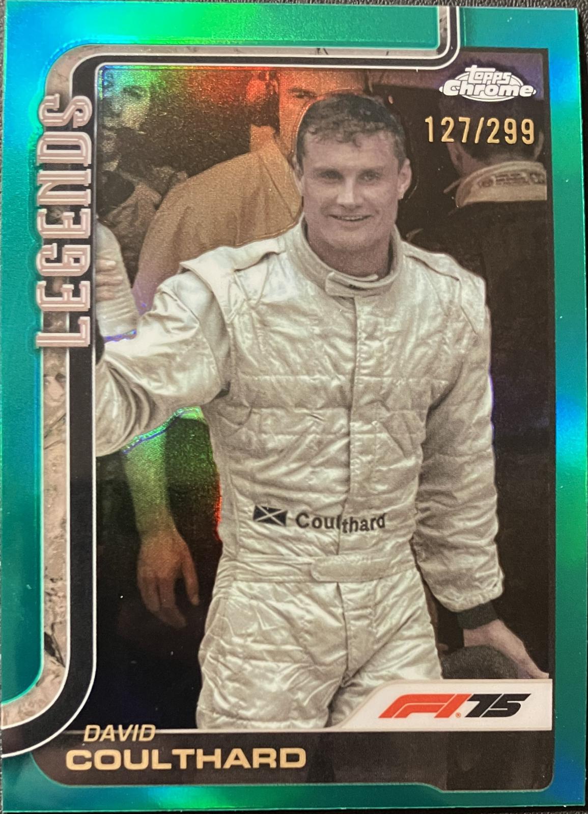 David Coulthard [Teal Refractor] #151
