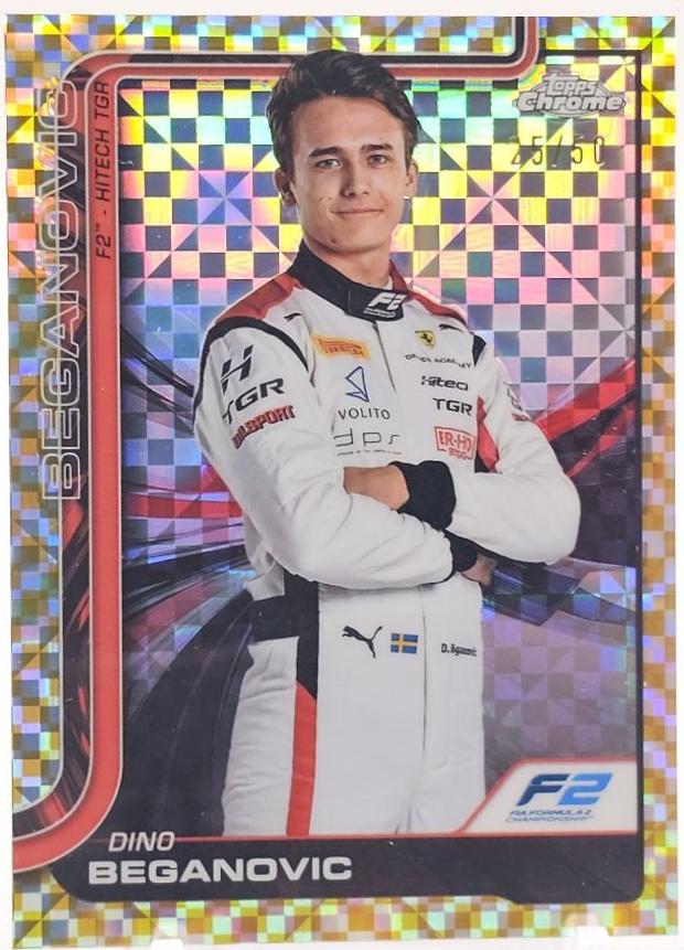 Dino Beganovic [Gold Checker Flag Refractor] #27