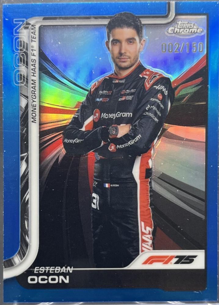 Esteban Ocon [Blue Refractor] #13