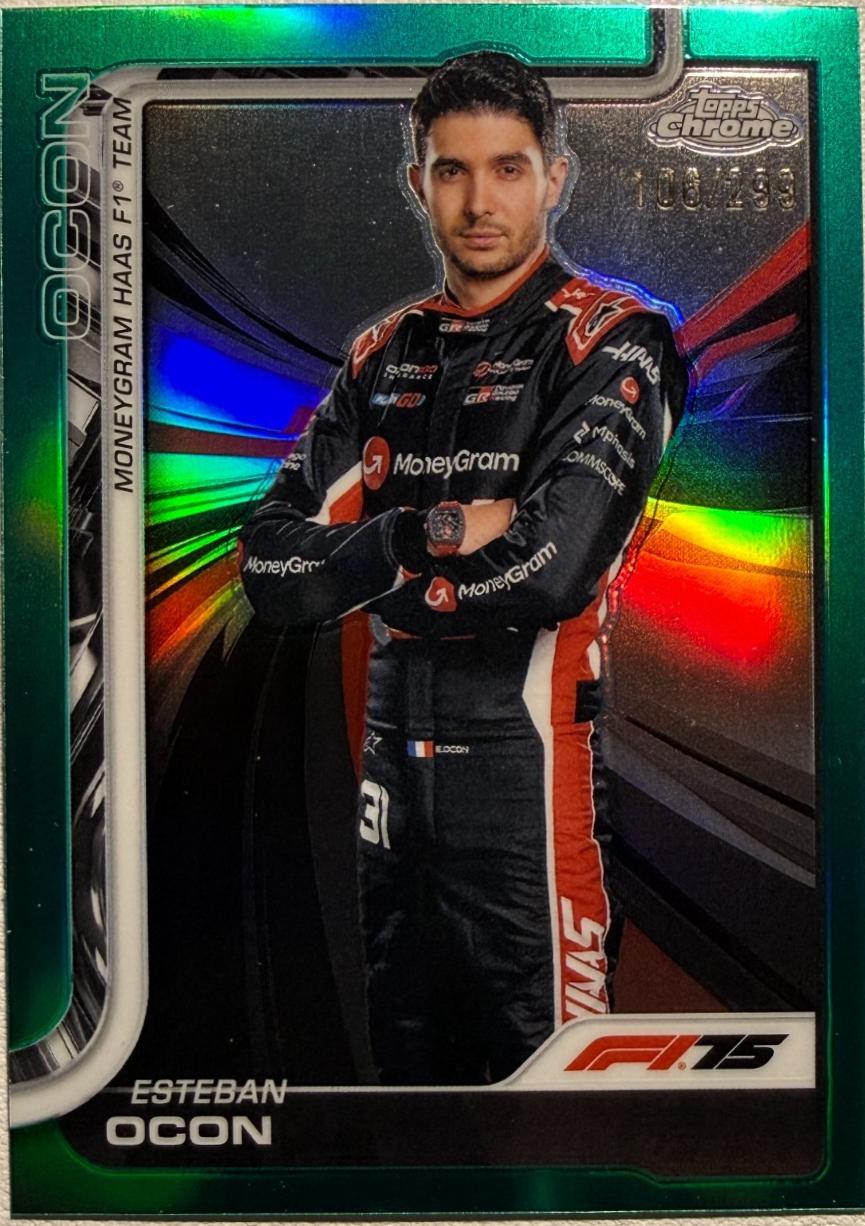 Esteban Ocon [Green Refractor] #13