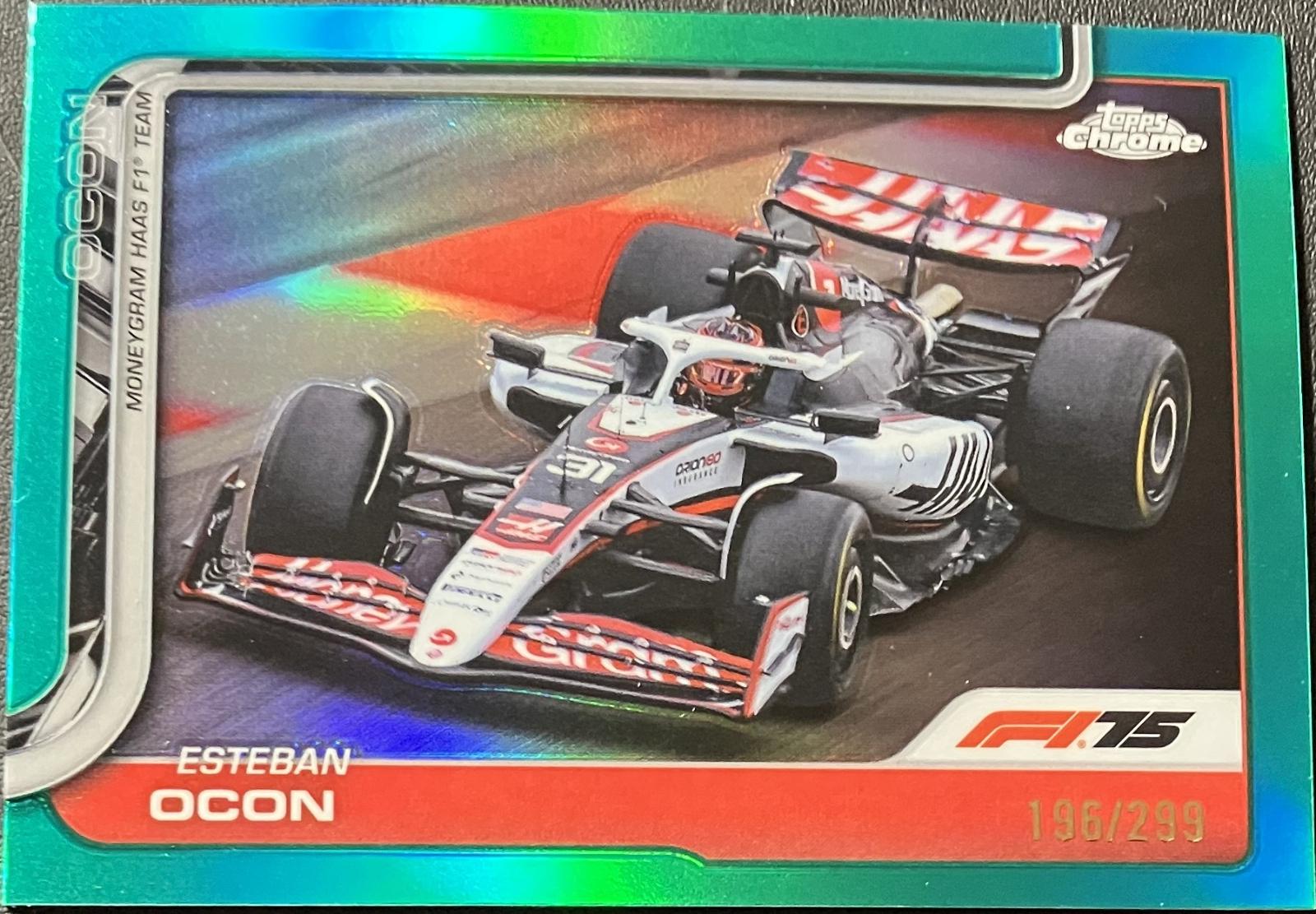 Esteban Ocon [Teal Refractor] #85