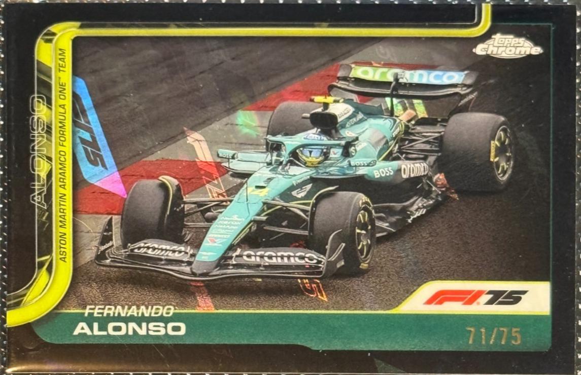 Fernando Alonso [75th Anniversary Refractor] #81