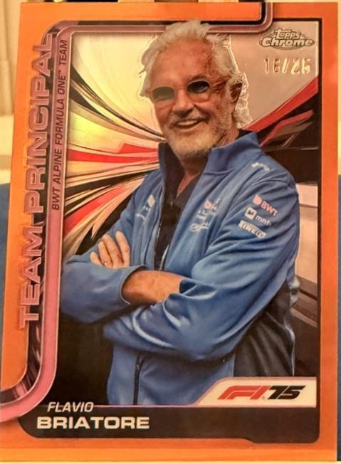 Flavio Briatore [Orange Refractor] #199