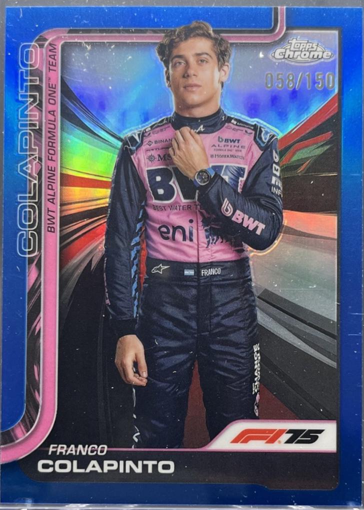 Franco Colapinto [Blue Refractor] #15