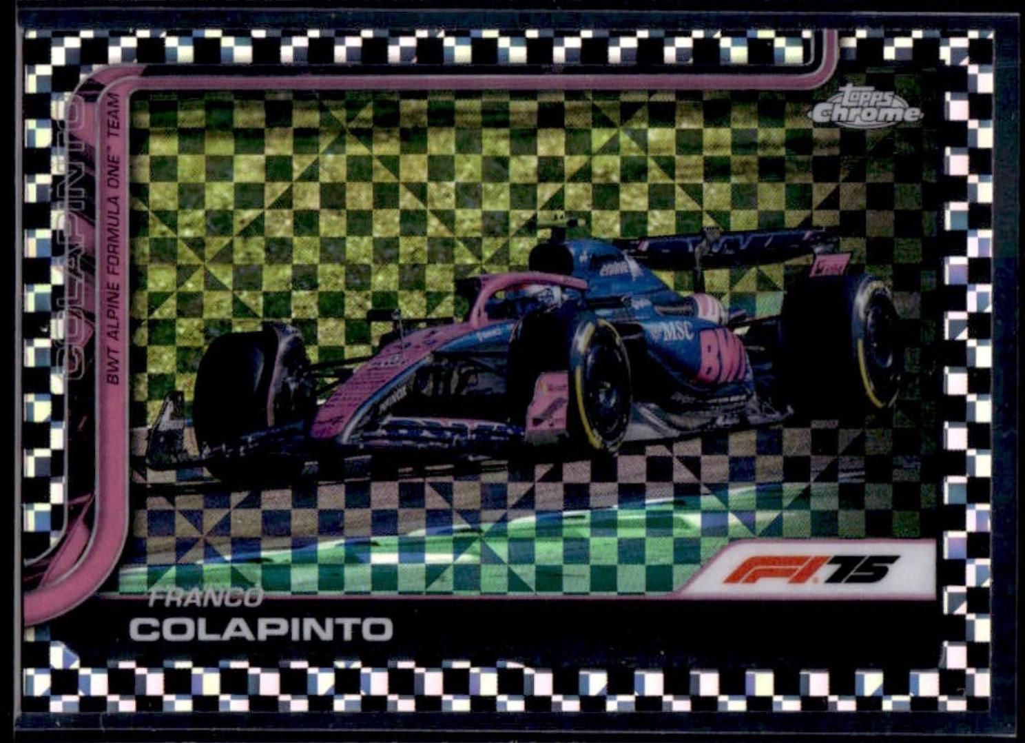 Franco Colapinto [Checker Flag Refractor] #87