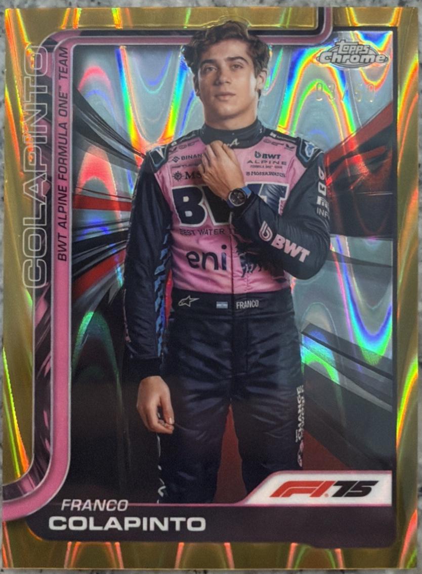 Franco Colapinto [Gold RayWave Refractor] #15