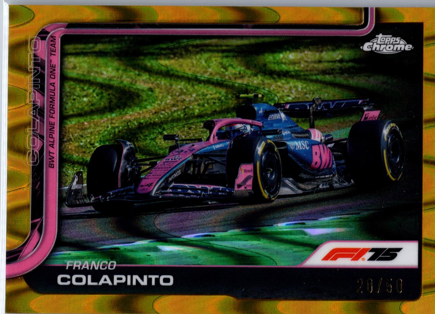 Franco Colapinto [Gold RayWave Refractor] #87
