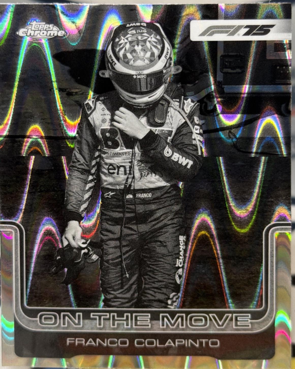 Franco Colapinto [Orange RayWave Refractor] #187